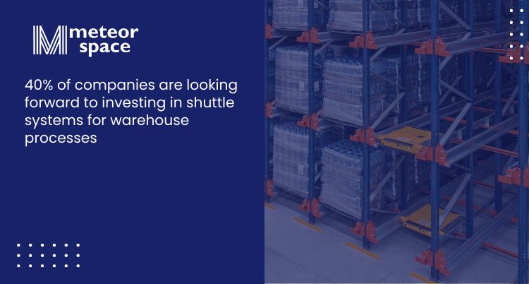 Meteor Space - Investing in shuttle systems for warehouse processes