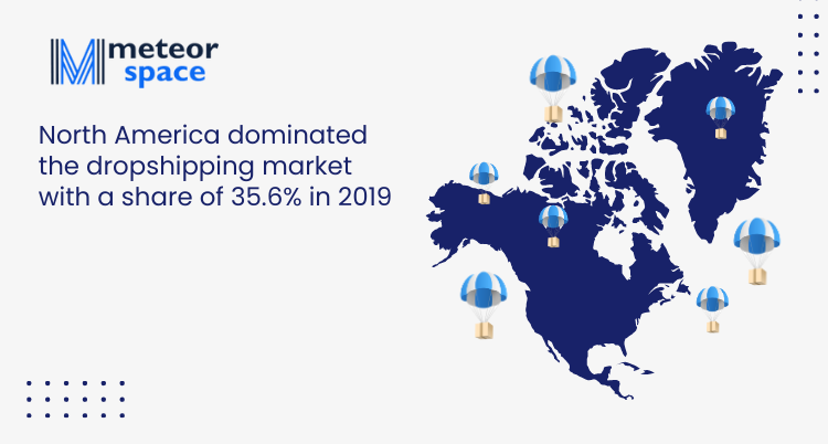 Meteor Space - North America dominated dropshipping market in 2019