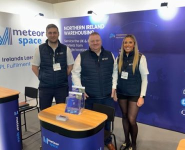 Meteor Space team at Stand 5-A64 during the January Furniture Show 2025.