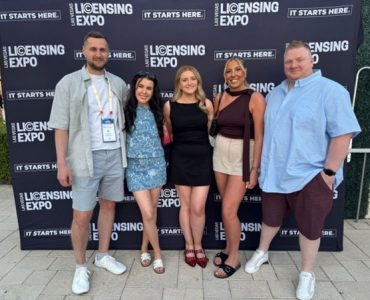 Meteor Space team group photo at Licensing Expo 2025.